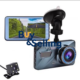 Car Dual Dash Cam 4 Inch LCD FHD 1080p Dual Lens Front And Rear DVR video Recorder