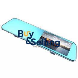 Touch Screen Dual lens Mirror Dash Cam H.264 Rear View Mirror 1080P